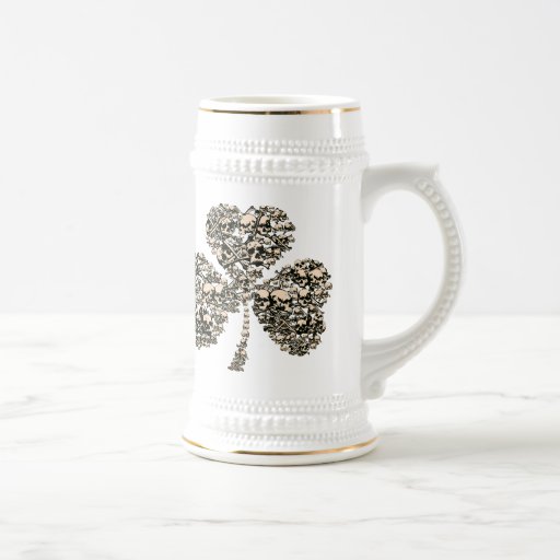 Shamrock Skulls Mugs