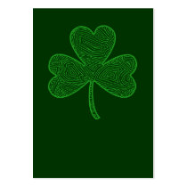 Shamrock St. Patrick's Day business cards