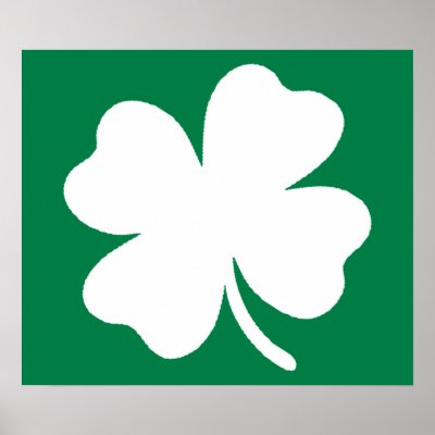 Shamrock  St Patricks Day Ireland Posters