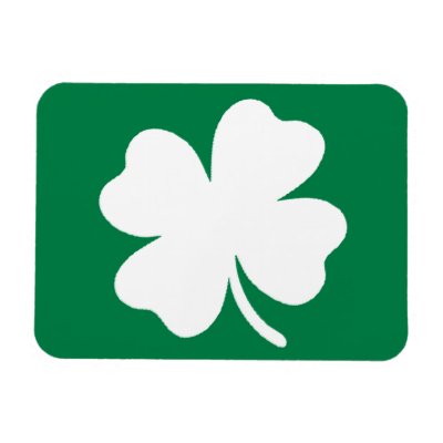 Shamrock  St Patricks Day Ireland Magnet