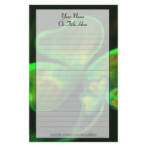 Shamrock Stationery by Customizables Shamrock Stationery