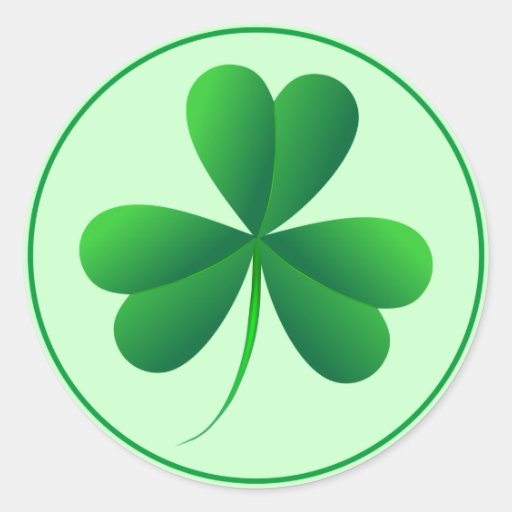 Shamrock Sticker | Zazzle