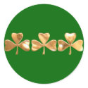 shamrock tri penny stickers