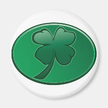 Shamrock v5 refrigerator magnet
