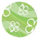 Shamrock Waves 2 stickers by fantasian_angel Shamrock Waves 2 stickers