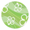 Shamrock Waves 2 stickers by fantasian_angel Shamrock Waves 2 stickers