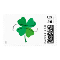 Shamrock with Irish Toast Postage