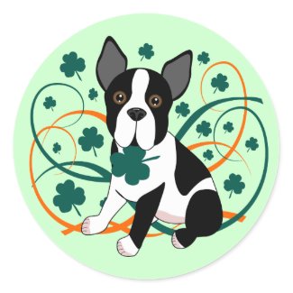 Shamrockin' Terrier sticker
