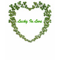 shamrocks-1, Lucky In Love t-shirts by freetree64 shamrocks-1, Lucky In Love t-shirts