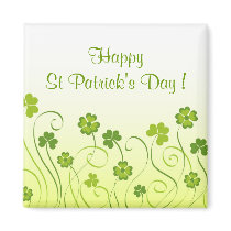 Shamrocks and clovers magnets