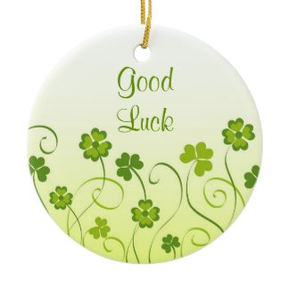 Shamrocks and clovers ornament