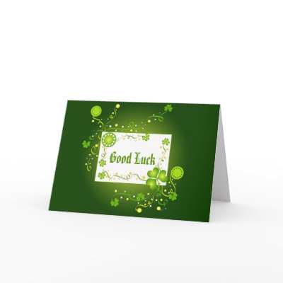 Shamrocks and Good Luck - Card by cycreation