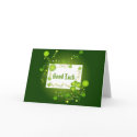 Shamrocks and Good Luck - Card