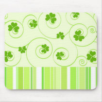 Shamrocks and Spirals mousepads