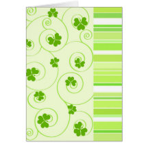 Shamrocks and stripes - Card