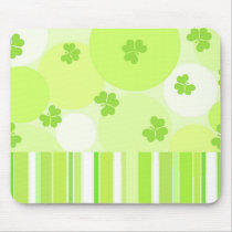 Shamrocks and stripes mousepads