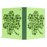 Shamrocks in a shamrock binders