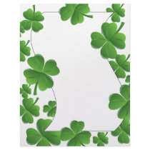 Shamrocks Personalized Letterhead