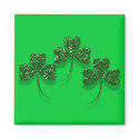 Shamrocks Magnet by AuntBetsy Shamrocks Magnet