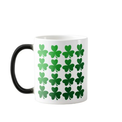 Shamrocks Coffee Mugs by JFlatN