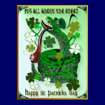 Shamrocks N Snakes  Posters posters