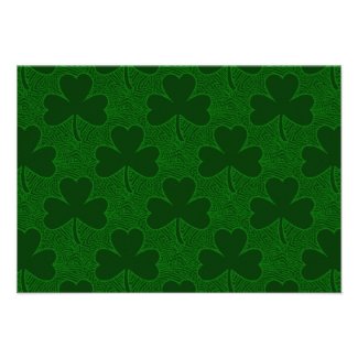 Shamrocks Personalized Invitation