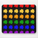 Shamrocks Rainbow Mouse Pad mousepad