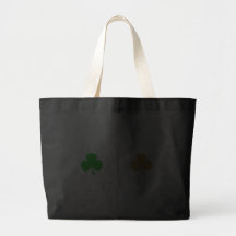 shamrocks tote bags