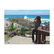 Shan at Rainbow Bay postcards