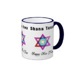 Shana Tova Jewish Star Coffee Mug