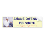 SHANE OWENS BUMPER STICKER