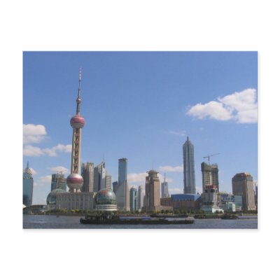 Shanghai Bund Post Card by outsoar