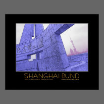 Shanghai Bund poster posters