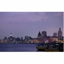 Shanghai Harbor, China Acrylic Cut Outs