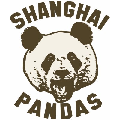 Shanghai Pandas T-Shirt by TeeJunction