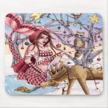 Shanna - Christmas Mermaid Mousepad