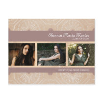 Shannon Graduation Invitation postcards
