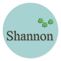 Shannon Irish stickers
