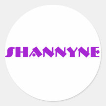 Shannyne Sticker