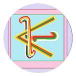 Shanti i.e. Peace: Karuna Reiki Healing Symbol stickers