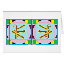 SHANTI = Peace: Karuna Reiki Greeting Card