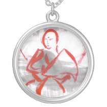 Shaolin Martial Artist Necklace necklaces