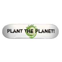 Shape Plant The Planet World Skateboard Deck