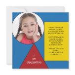 Shapes Preschool/Kindergarten Graduation Custom Announcements