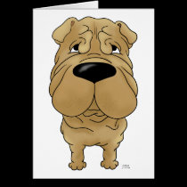 Shar-Pei - Big Nose and Butt cards