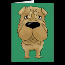 Shar-Pei - Big Nose and Butt cards
