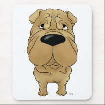 Shar-Pei - Big Nose and Butt mousepads
