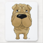 Shar-Pei - Big Nose and Butt Mouse Pads