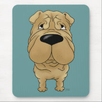 Shar-Pei - Big Nose and Butt mousepads