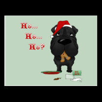 Shar-Pei Christmas postcards